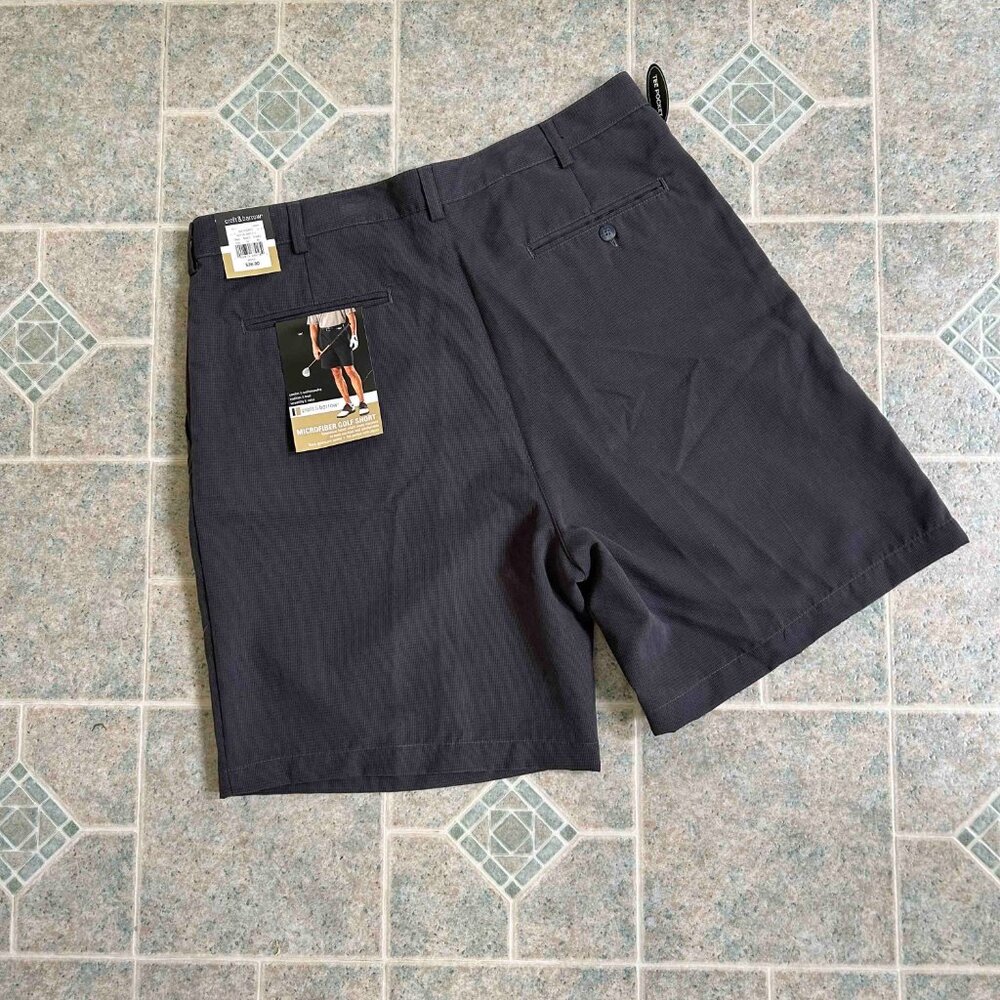 Mens NWT Croft & Barrow Gray Golf Shorts sz 38